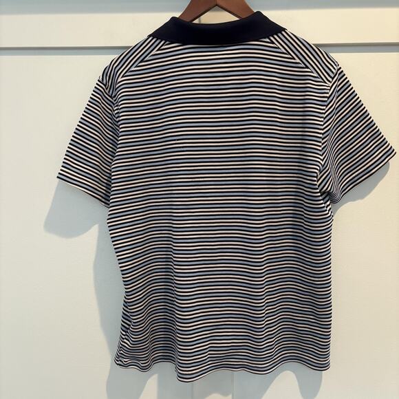 Nike Dri-FIT Polo Mens Large Navy Stripe Disney Cruise Line Golf BV0367-451 - Picture 8 of 15